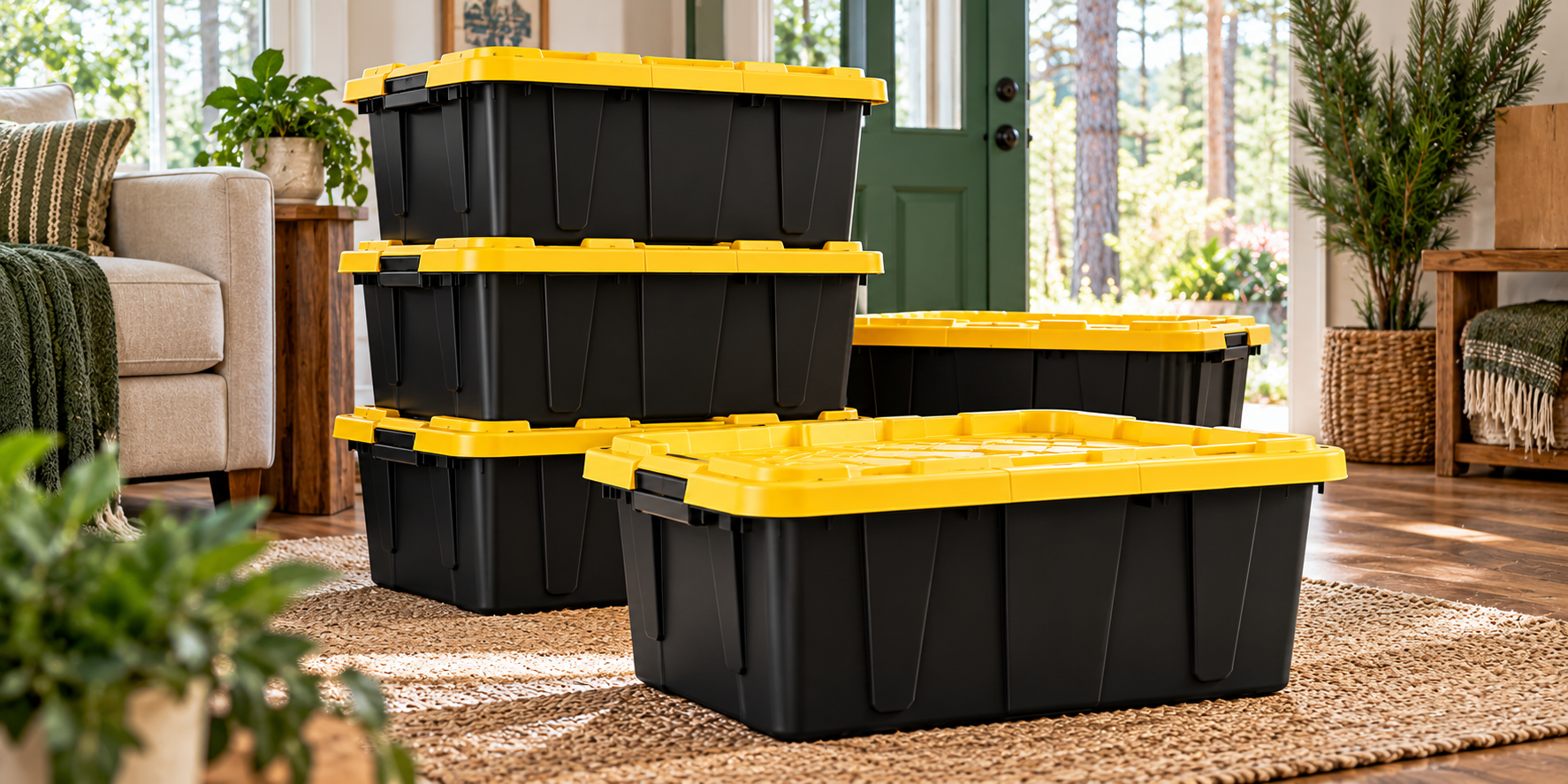 Reusable moving tote package from Pineywoods Tote Co.