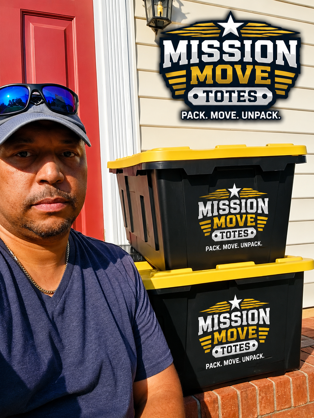 Reusable totes and moving supplies