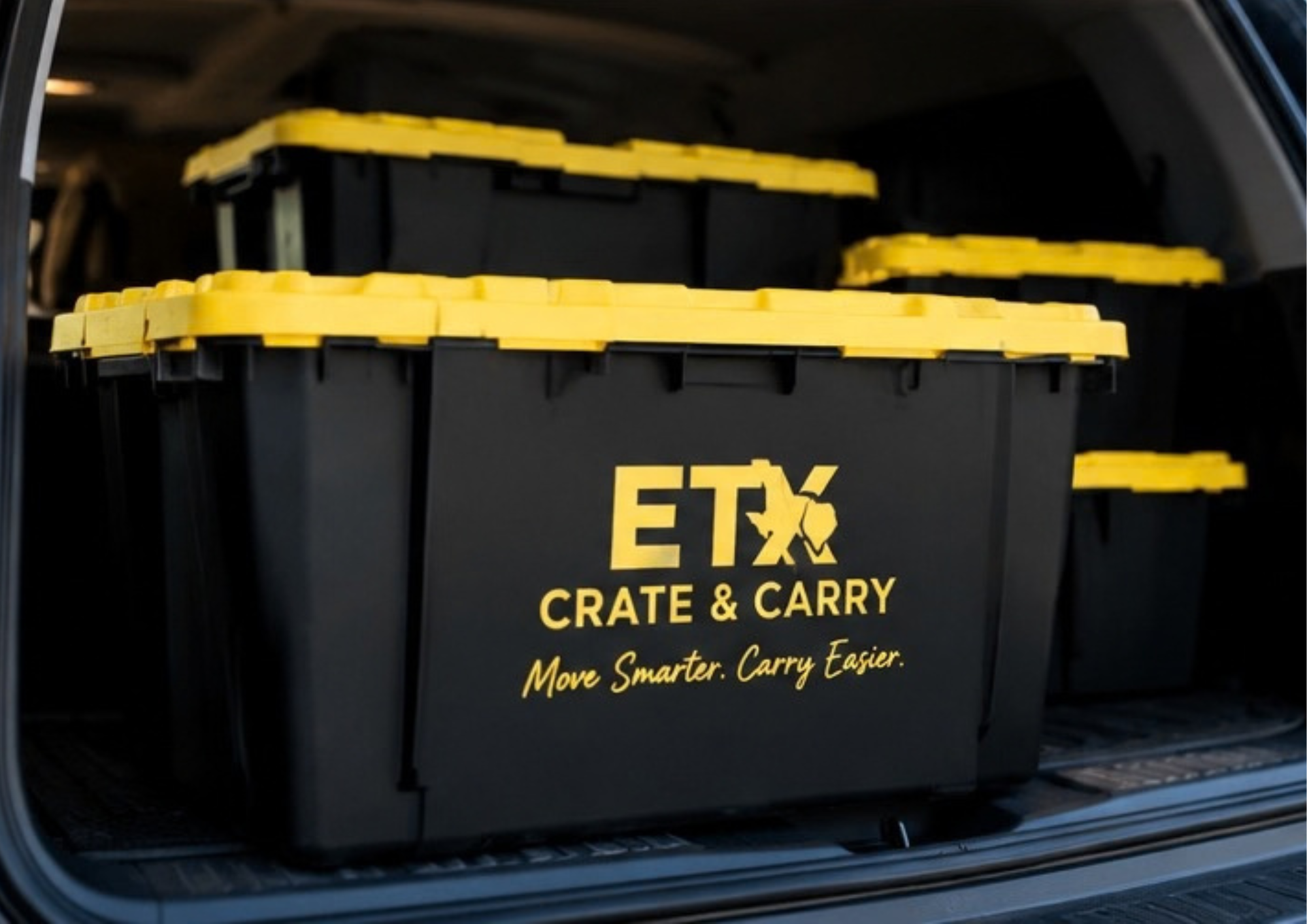 Reusable moving tote package from ETX Crate & Carry