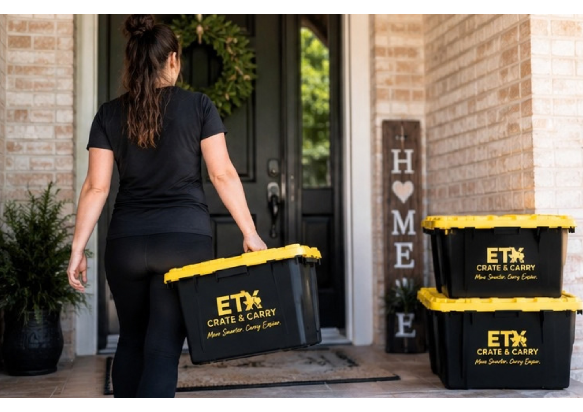 Reusable totes and moving supplies from ETX Crate & Carry