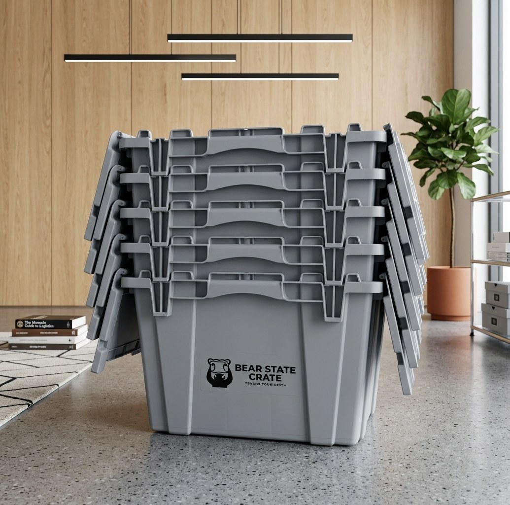 Reusable totes and moving supplies from Bear State Crate